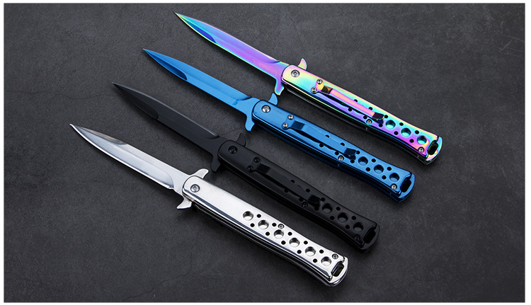 厂家直销全钢高硬度瑞士军刀剑鱼折刀 户外折叠刀户外刀 升级版
