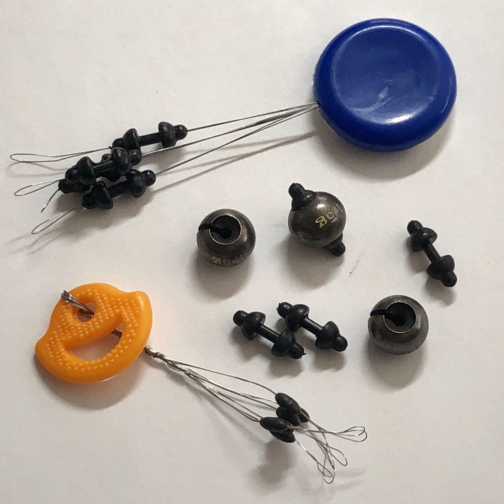 新款千竹筏钓ab跑铅夹铅微铅鱼探铅隐形铅坠快速更换渔具小配件