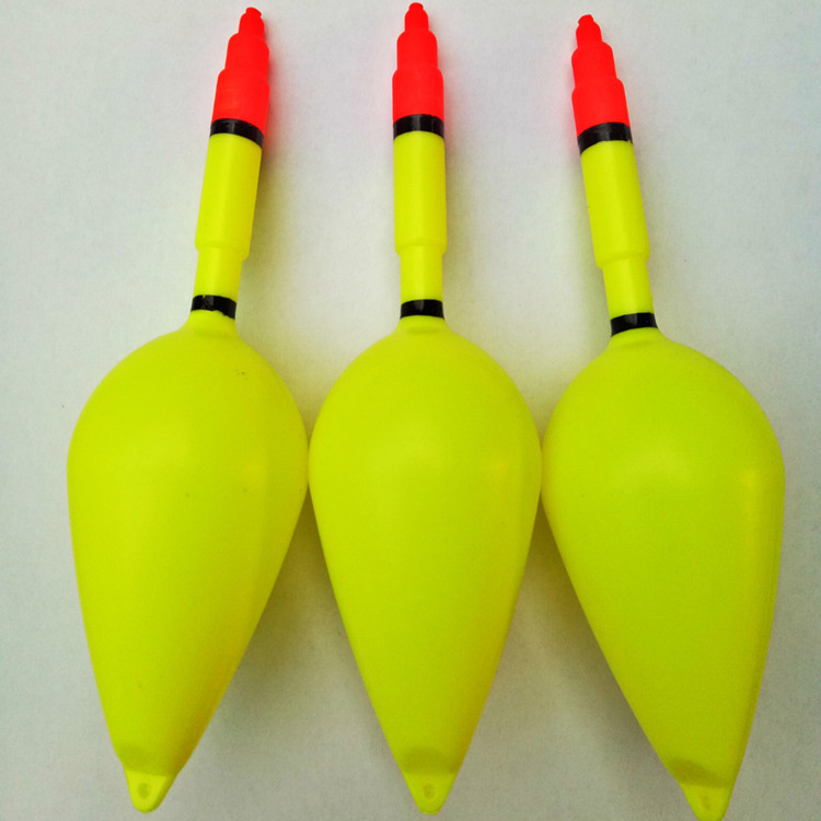 批发海钓大肚漂 大肚漂鱼漂浮漂鱼浮 黄色醒目钓鲢专用渔具配件