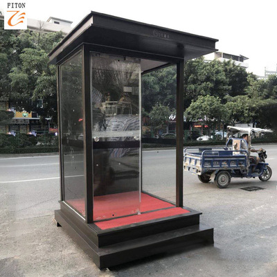 批发不锈钢站台岗亭 物业保安形象站岗台 楼盘开业礼宾站台岗亭