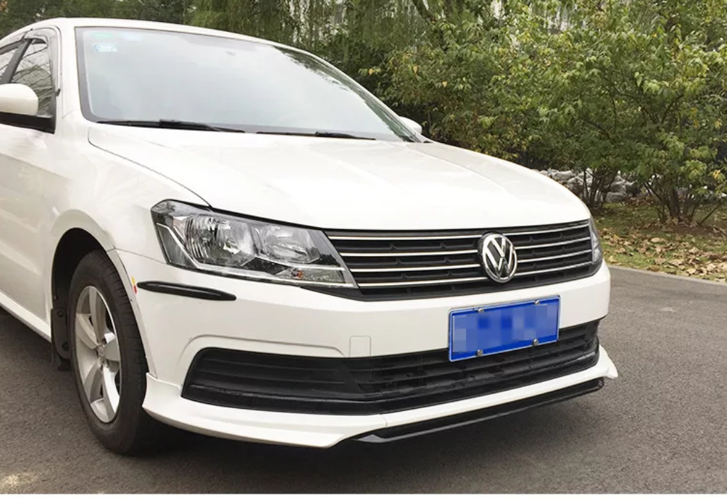 15-17款朗逸前铲改装abt三段式abs烤漆前铲前唇前包围