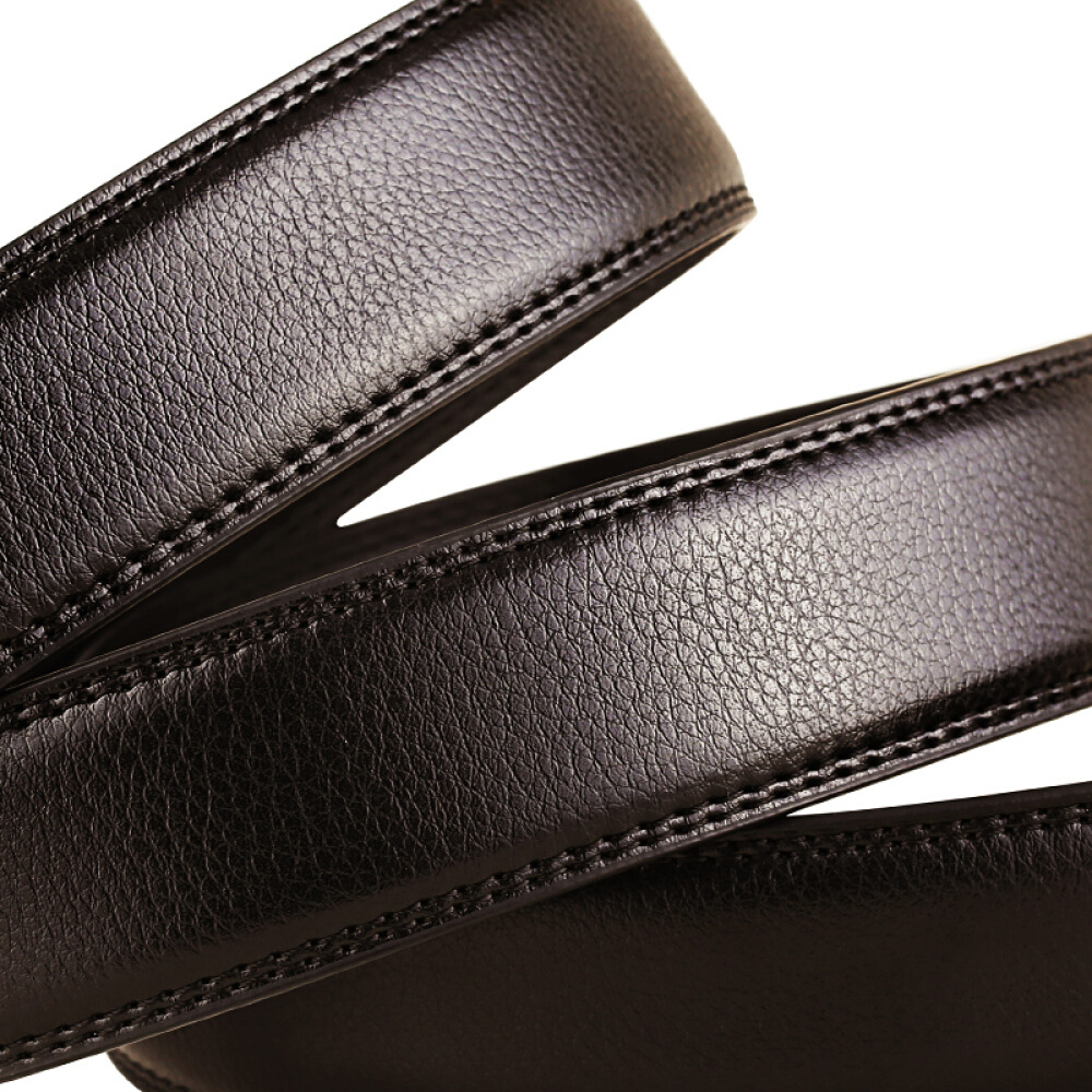 腰带男士皮带自动扣真皮带身质感合金休闲中青年夜市外贸长期现货