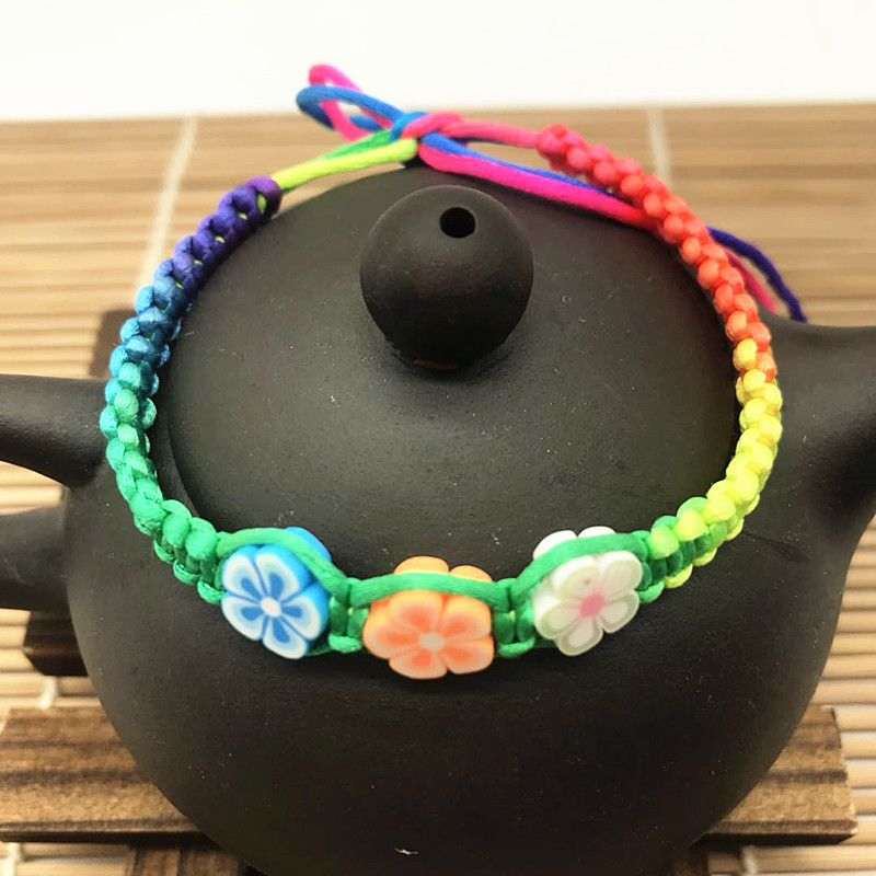 五色线手链手工编织平结五彩绳手链端午节五彩手链新款手链手绳