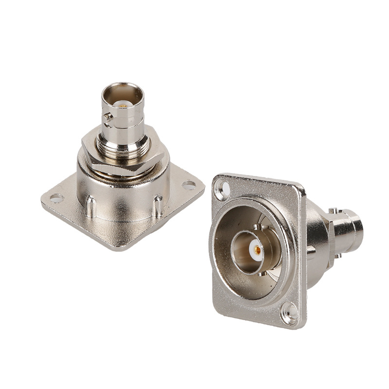 soundking音王qrp-i14标准d型bnc母座同轴电缆焊接86面板镀金触点