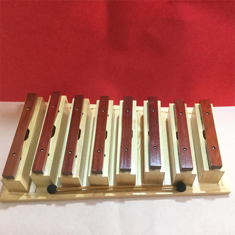 童谣乐器音砖八音块教具 专业调音儿童打击乐器 单8音砖玩具