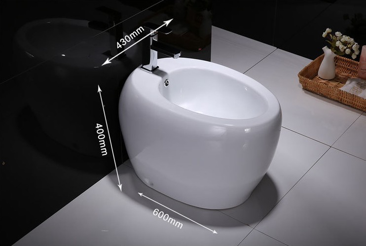 尚雅卫浴 洁身冲洗妇洗器 私处屁股冲洗陶瓷盆 净身盆