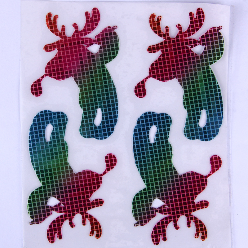 直销激光烫画高档服装热转移个性烫图来样切割logo字母镭射烫画