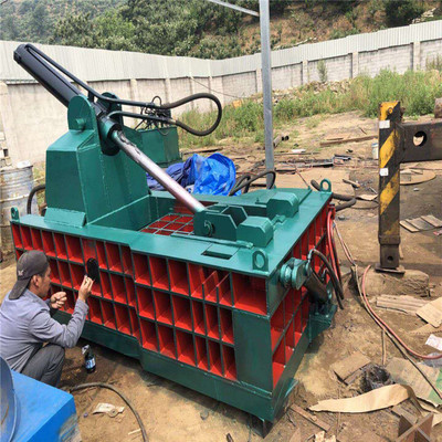 废旧铁皮压块机 废旧金属液压压块机 边角料废铁屑铁屑铝屑成型机