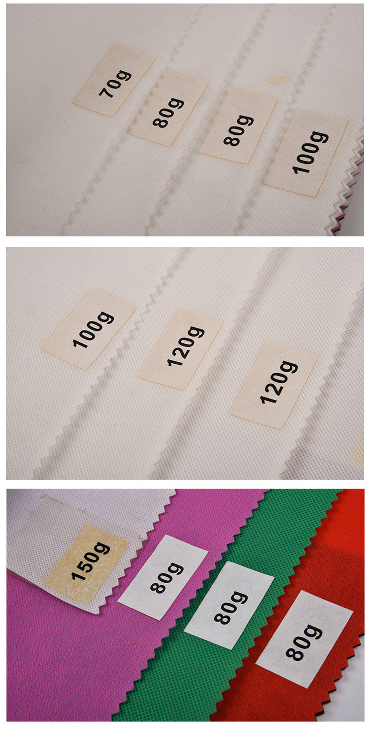 厂家供应 防滑地垫面料现货 春夏涤纶140g染色滴塑防滑无纺布