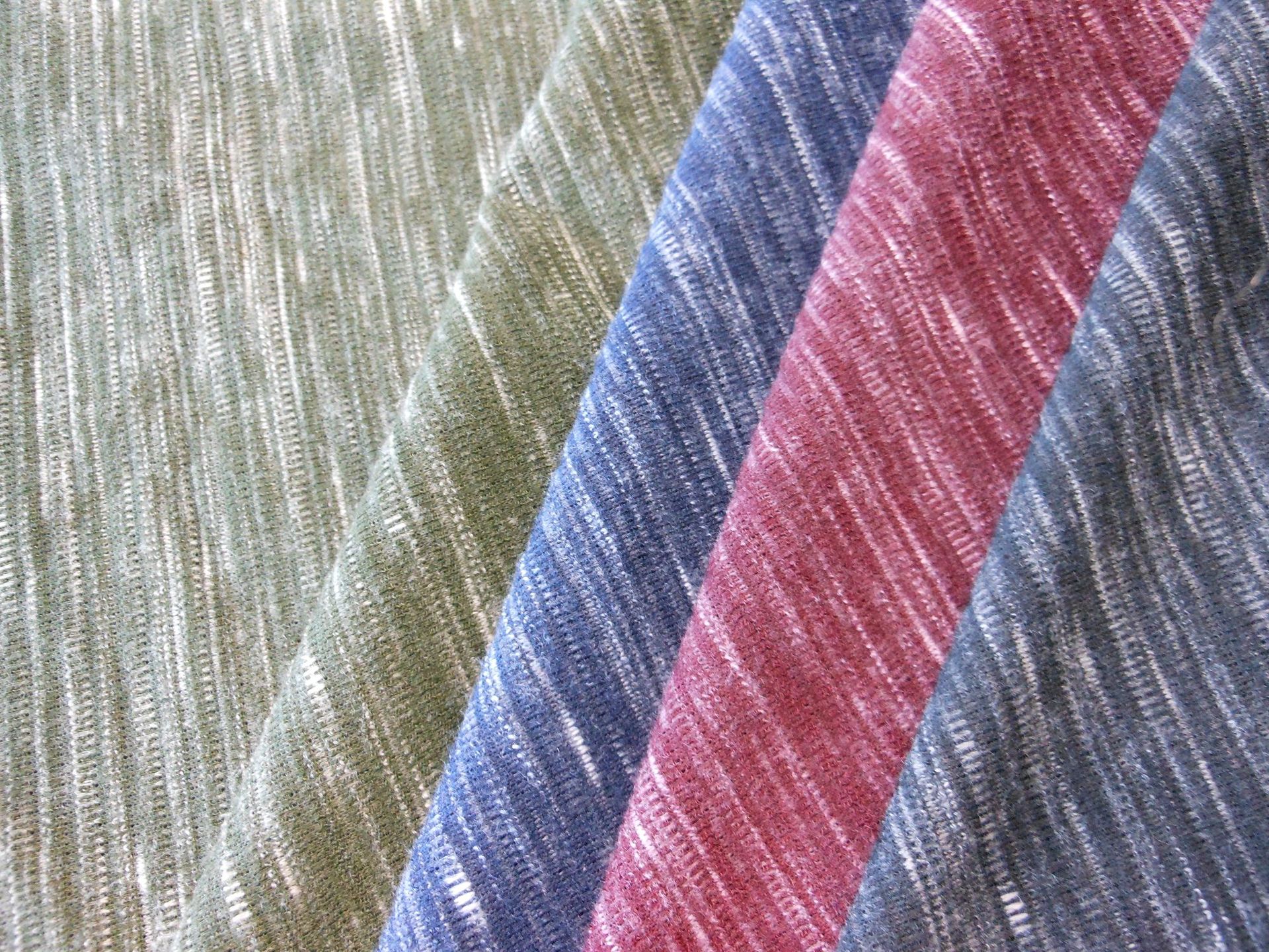 针织段彩楼梯布 时尚女装针织面料 单面针织面料 楼梯布 轻纺城