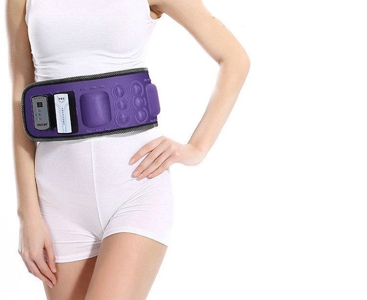 厂家直销x5瘦按摩腰带震动腰部腹部运动甩脂机懒人腰带