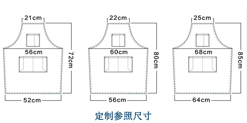 工装工匠围裙咖啡园艺围裙可以定做logo工坊军绿帆布围裙牛仔围裙