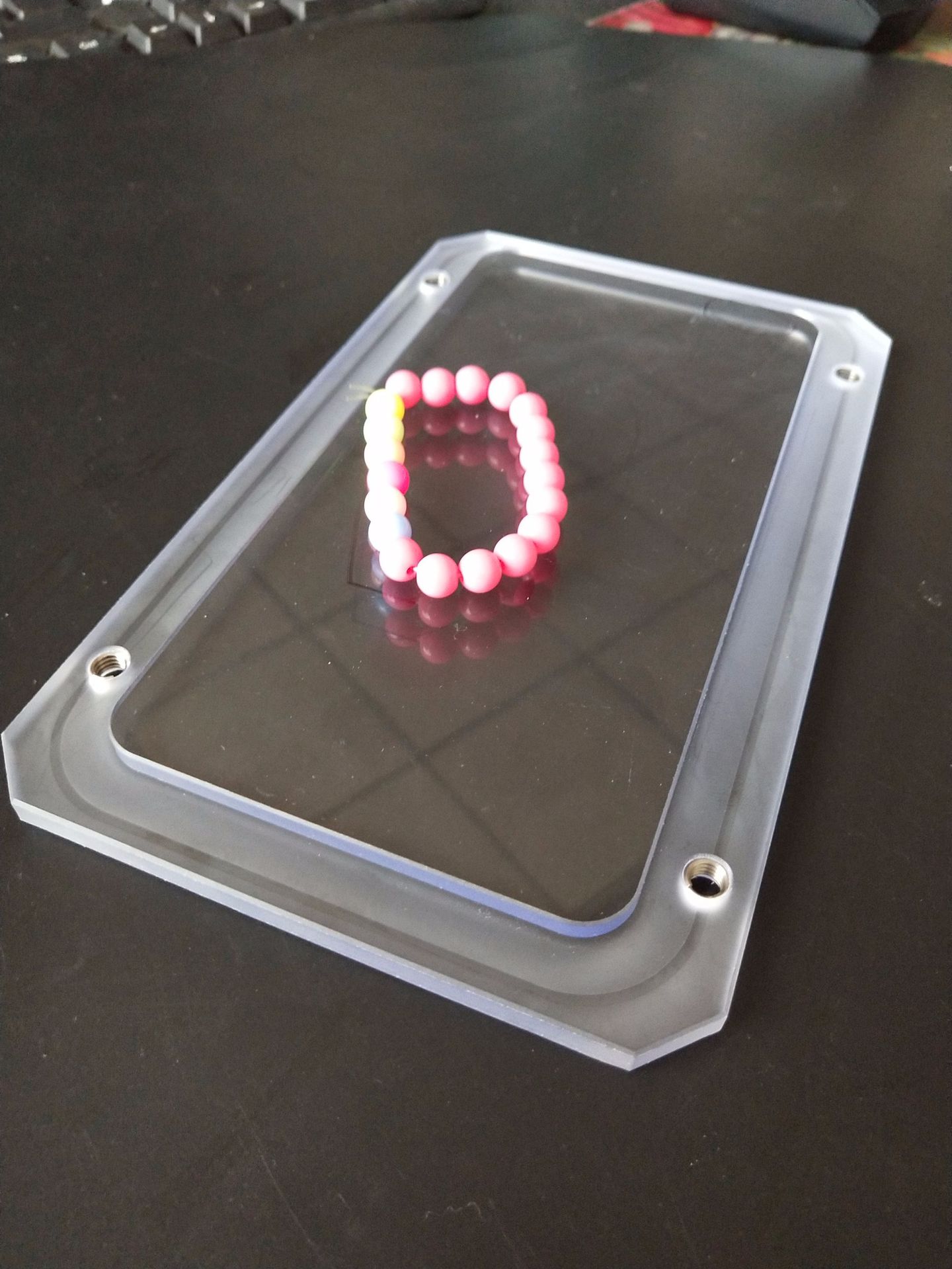 厂家定制透明pc耐力板打孔 pc铣台面雕刻加工 亚克力视窗面板切割