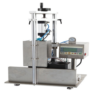 直销 小型罐头真空拧盖机往复式真空旋紧机酱料酱体真空封口机