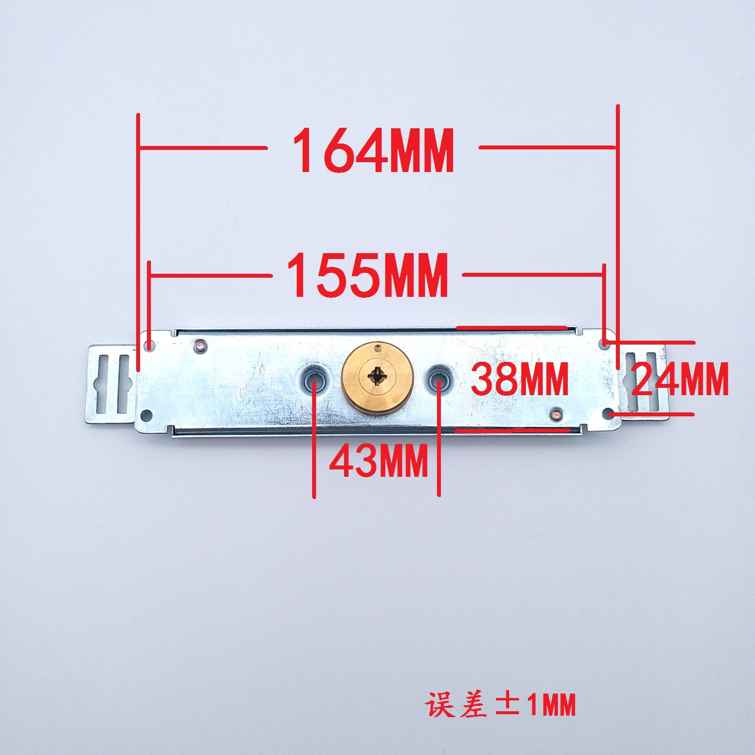 十字匙卷帘门锁 车库门锁卷帘门锁不锈钢防撬插芯锁