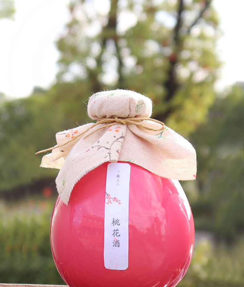 桃花酒果酒花果酒纯酿花酒水果酒米酒鸡尾酒批发加工贴牌oem代理