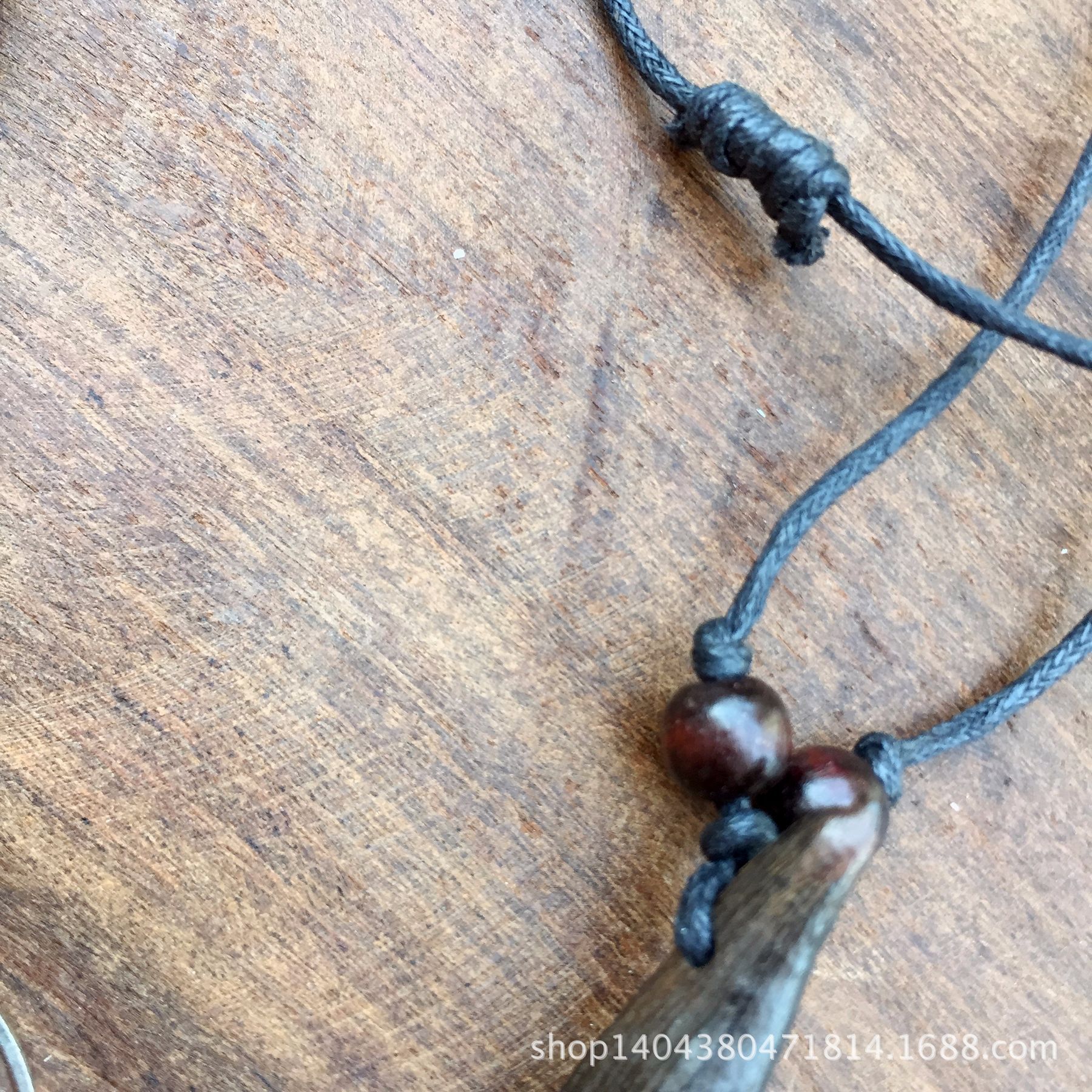 复古民族风天然手工 兽牙牦牛牙项链 长款毛衣链 棉麻衣服配饰品