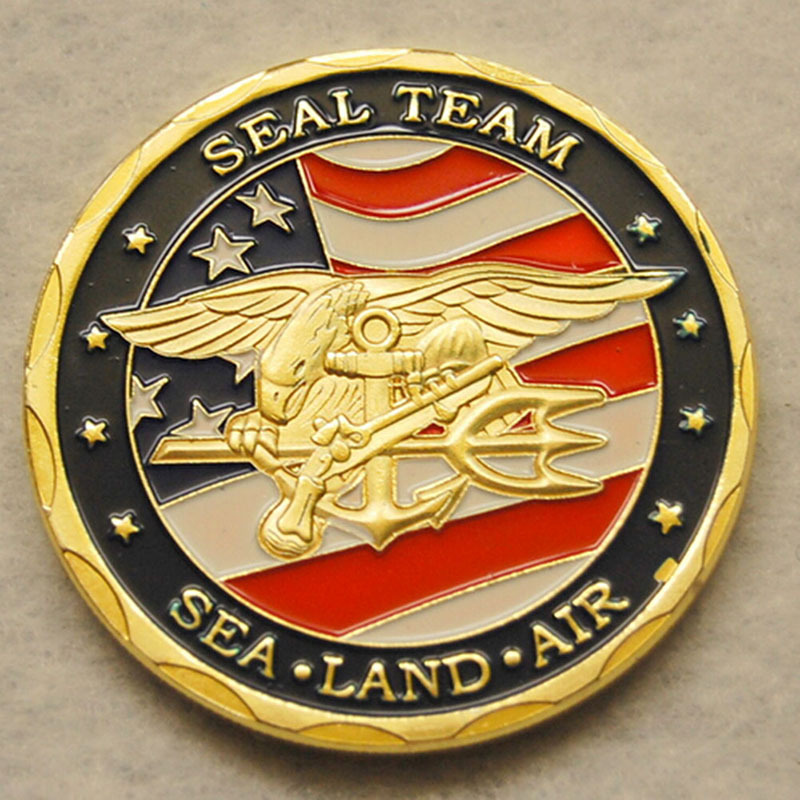 美国海军海豹特种部队纪念币 海军勋挑战币章外国硬币批发