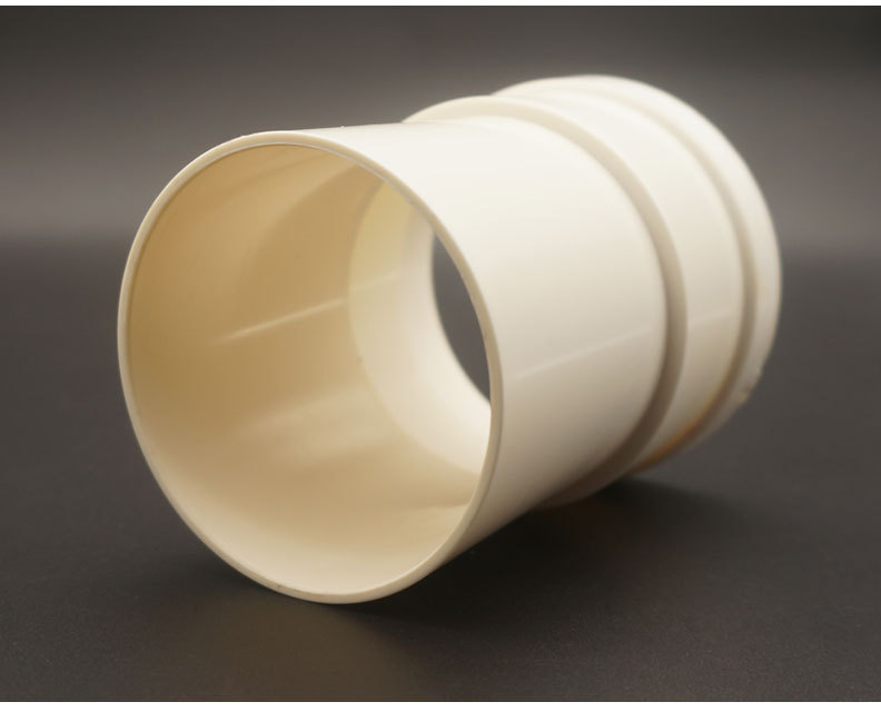 厂家直销 pvc塑料排水管件 50/75/110内外插异径缩口直接头 直通