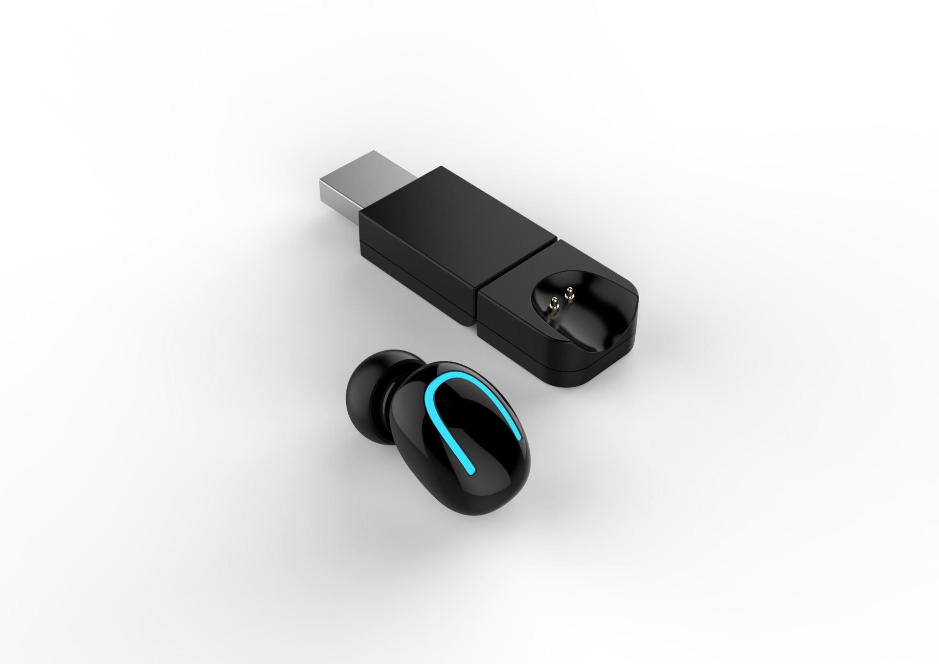 hbq-q13s磁吸蓝牙耳机迷你usb接口音乐耳机无线蓝牙中性跨境