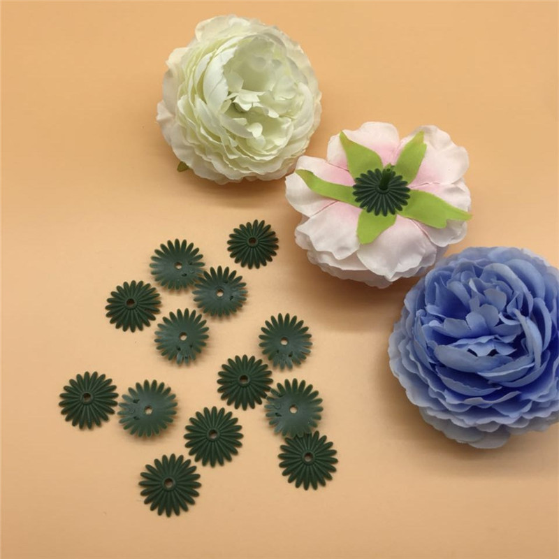 杨牡丹花托 雏菊花托 菊花托 向日葵花托 丝网花材料批发 平花托