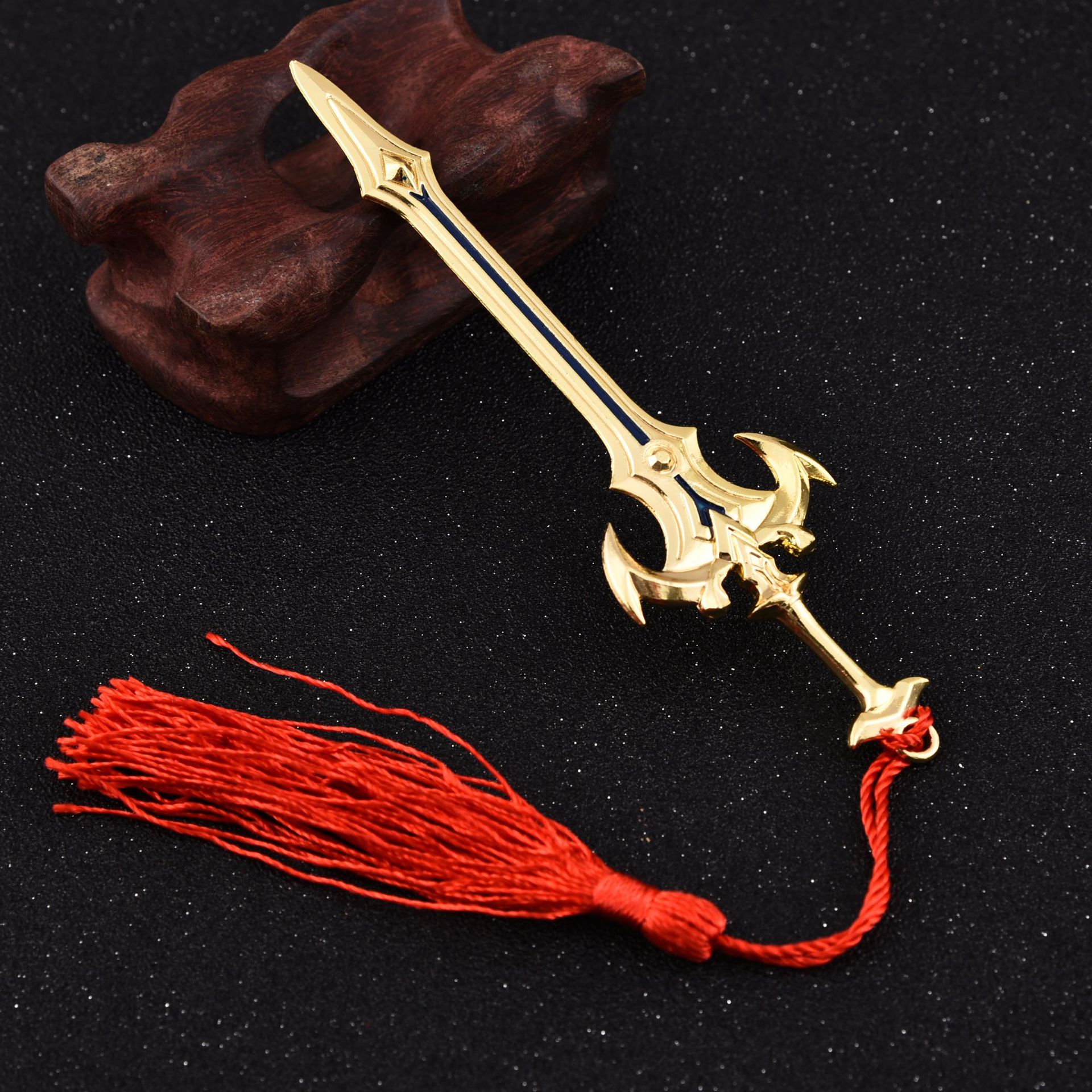 校园周边王者兵器 合金武器荣耀12cm 诸葛亮刘备曹操游戏兵器模型