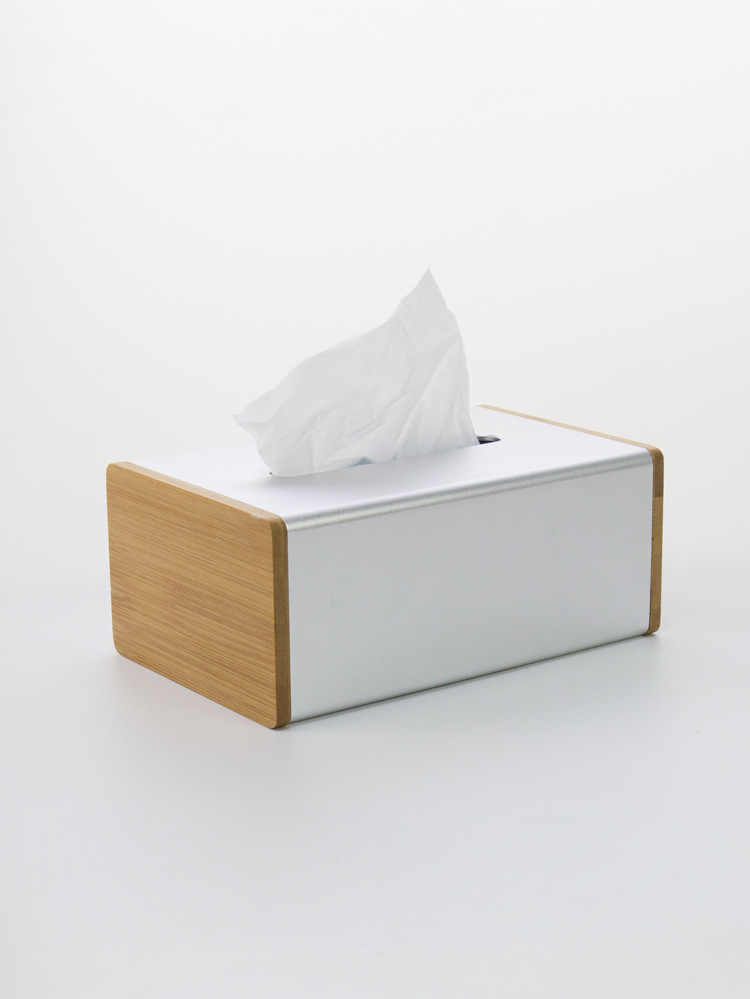 铝合金高档金属纸巾盒客厅方形抽纸盒酒店卫生间厨房卧室餐厅定制
