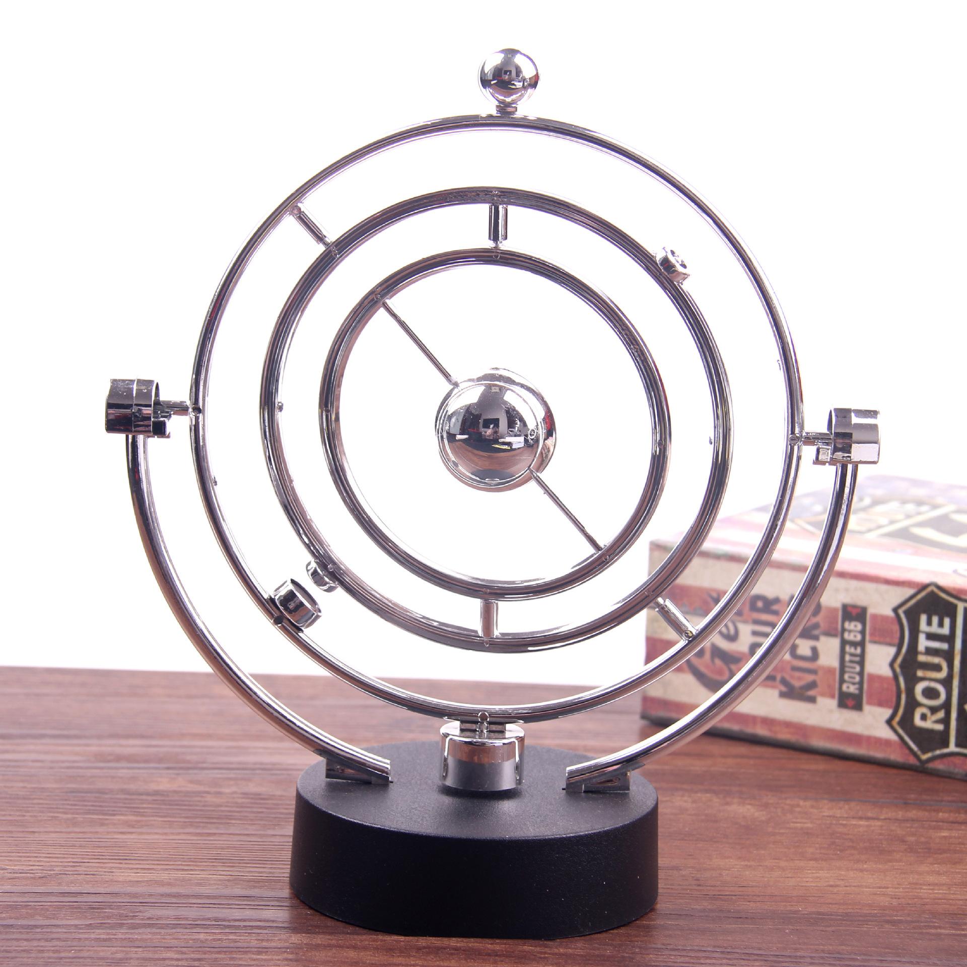 天体永动仪磁性摇摆运动混沌摆永动机摇摆器家居摇摆球装饰工艺品