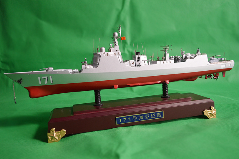 驱逐舰模型批发171驱逐舰模型,海军纪念品定制052c驱逐舰