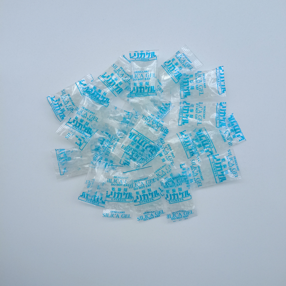 1克干燥剂小包透明包装硅胶干燥剂防潮珠中英日文食品干燥剂定做