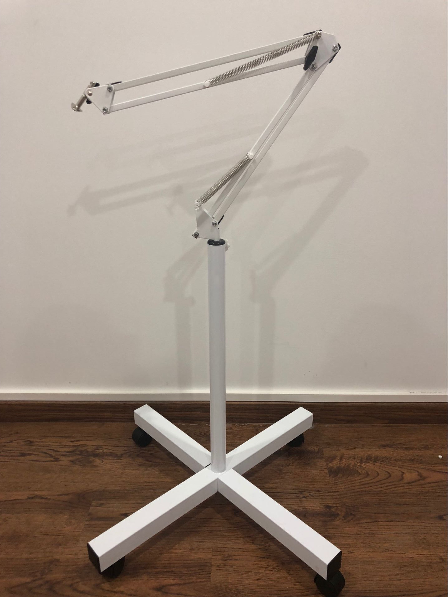 落地款十字脚带滚轮 医疗支架艾炙支架 平稳方便移动