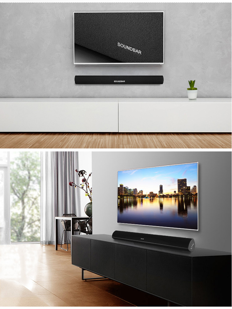 厂家直销私模条形声霸soundbar壁挂回音壁音箱