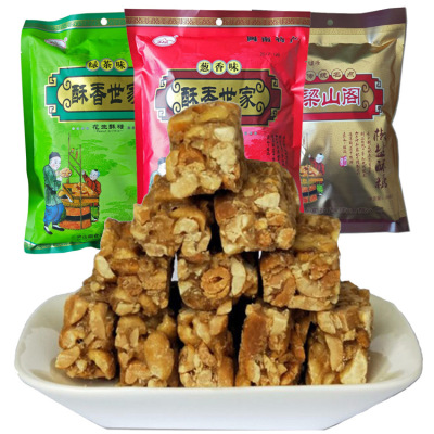 梁山阁酥糖杜浔特产酥香世家花生酥糖零食茶点年货400g组合 现货