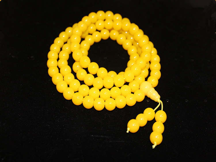 佛教喇荣佛学院红色怀业琉璃念珠红佛珠108手链手串