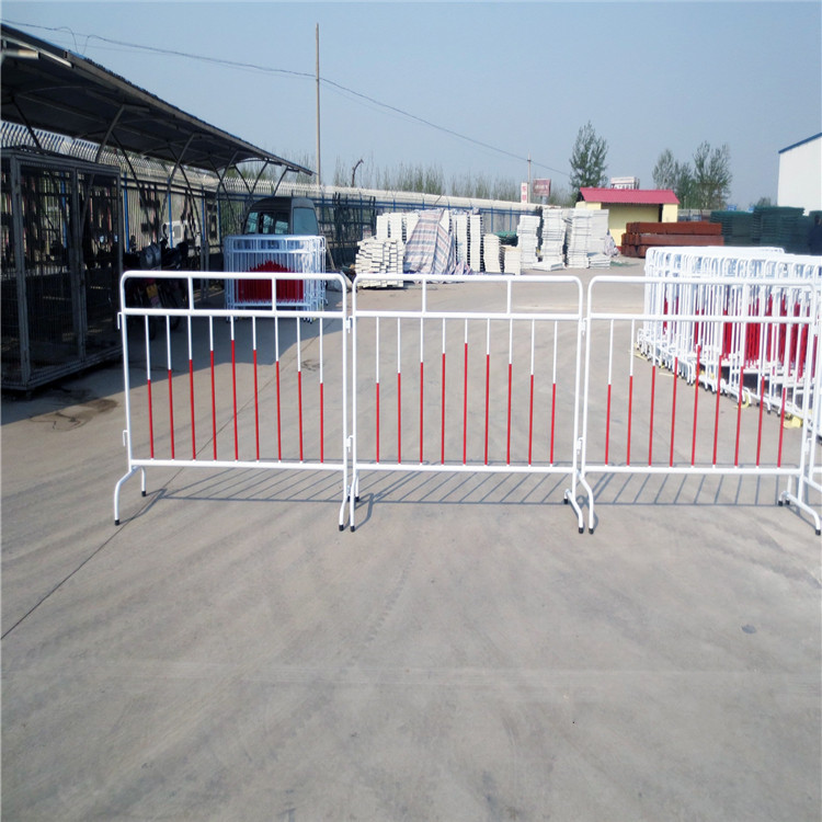 铁马护栏不锈钢安检可移动临时护栏施工警示隔离围栏道路铁栅栏厂