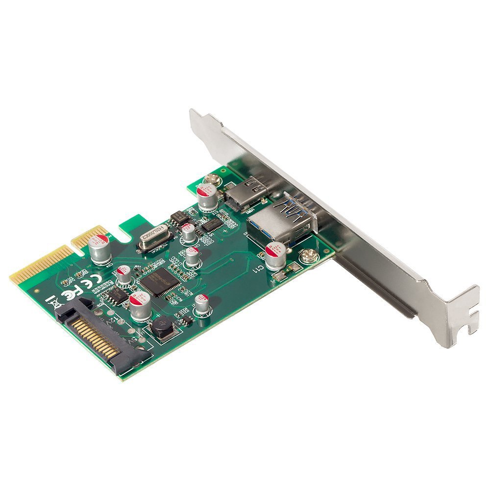 pci-e to usb3.1 type-c转接卡pcie转usb3.1 type-a扩展卡