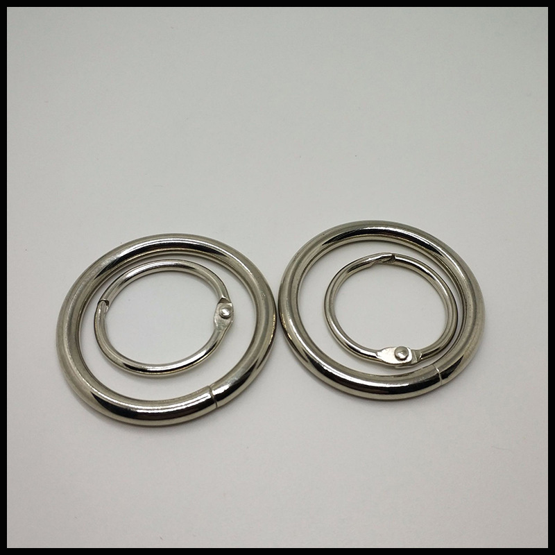 铁环 铁扣 镀锌铁卡圈 铁圈 开口圆环 金属圆环扣 铁圈环