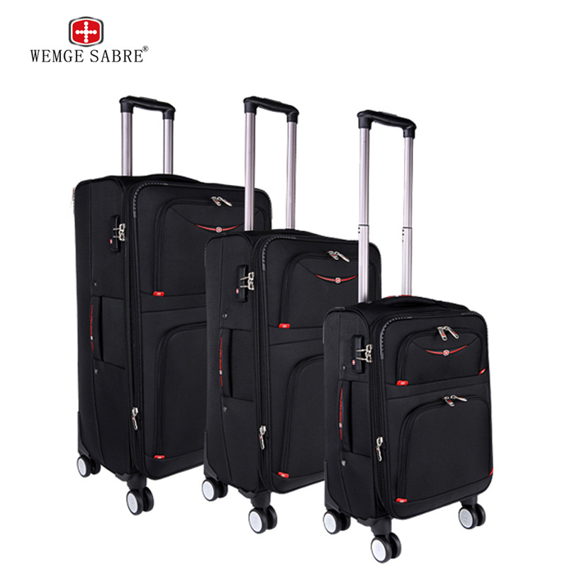 Trolley Case Large Capacity Oxford Cloth Luggage Universal Wheel Travel Suitcase Luggage 20 Boarding Bag