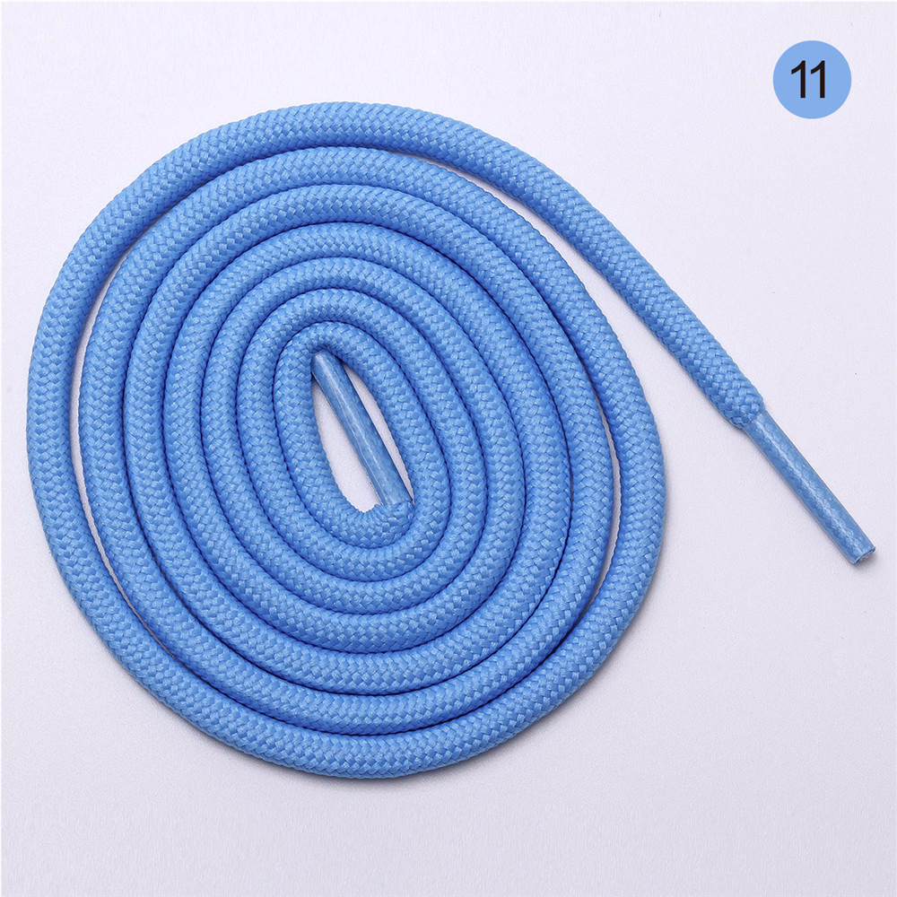 现货圆形涤纶户外登山运动篮球鞋带 涤纶鞋带 时尚黑白色彩色鞋带