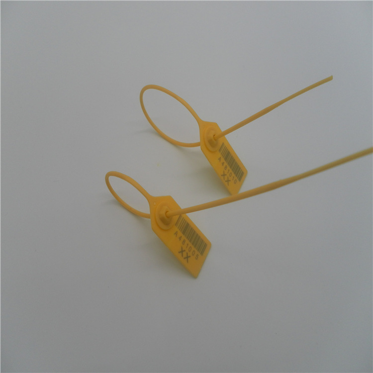 塑料封条华为封条防调包扣塑料封签吊牌物流集装箱封签尼龙封条