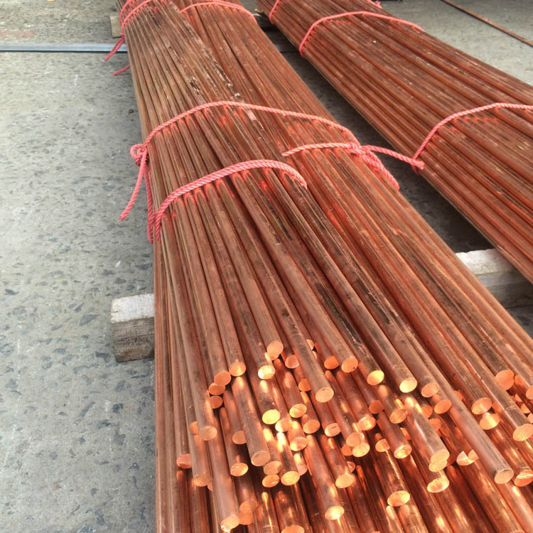 0 6.0mm 电极用t2紫铜棒材高纯度c1100红铜棒