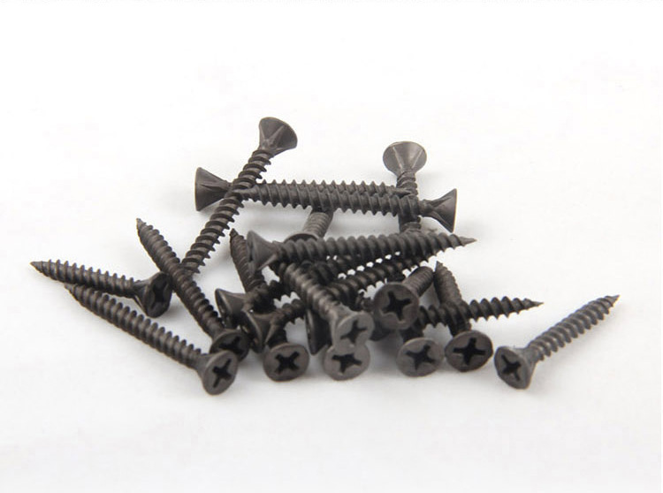 铁灰磷化 沉头四槽自攻螺丝钉 木工墙板钉 石膏板干壁钉 m3.