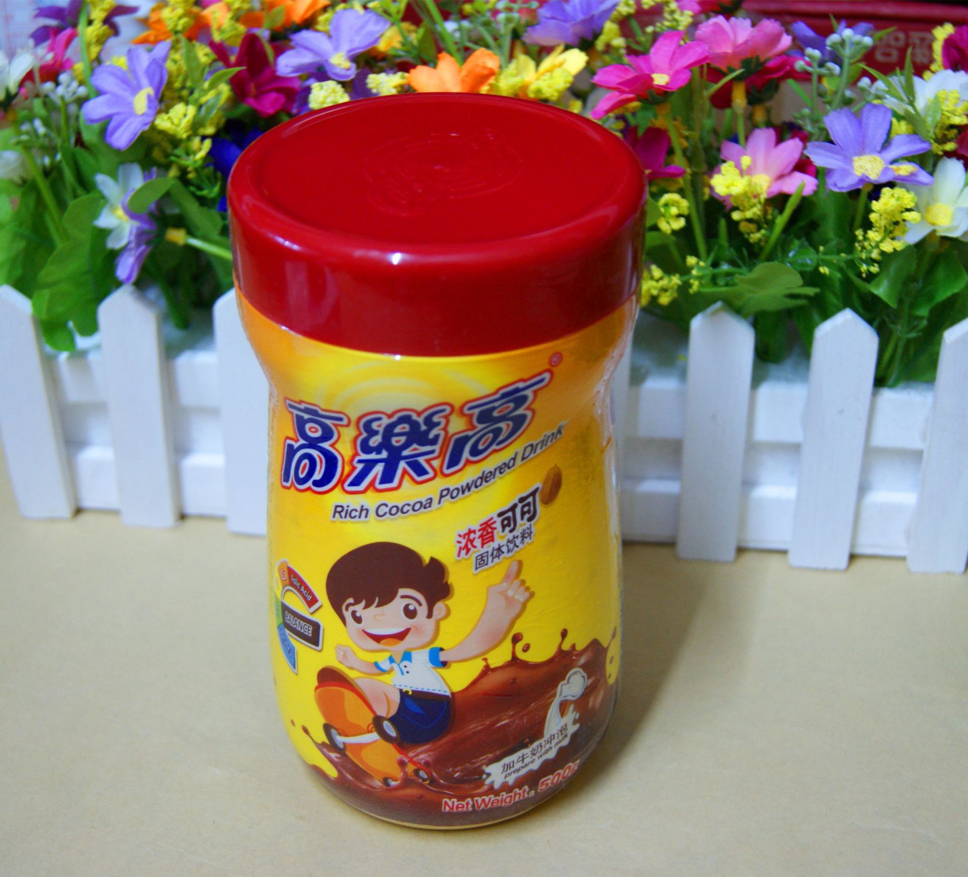 包邮高乐高浓香可可固体饮料500克