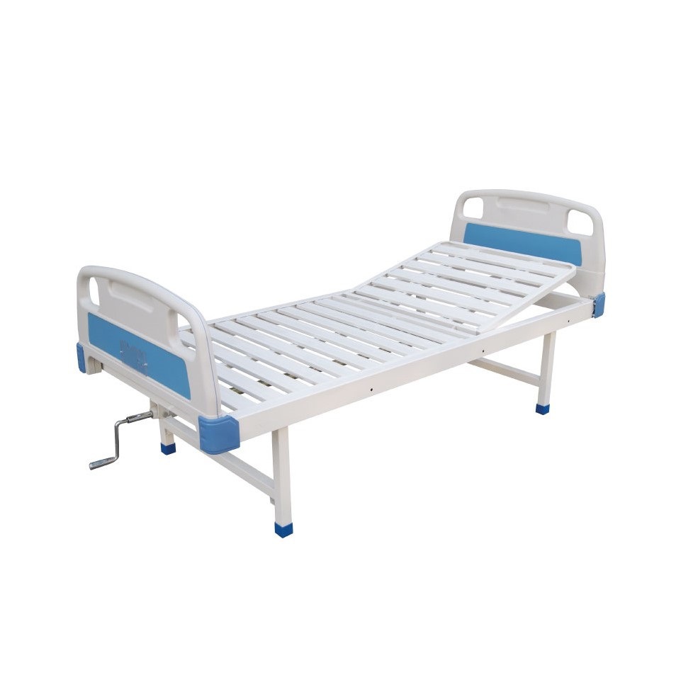 abs床头条式床面单摇床 医院用家用老人看护监护理手动手摇病床