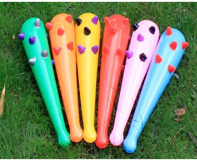 厂家批发小号充气狼牙棒pvc充气狼牙棒玩具幼儿园狼牙棒道具玩具