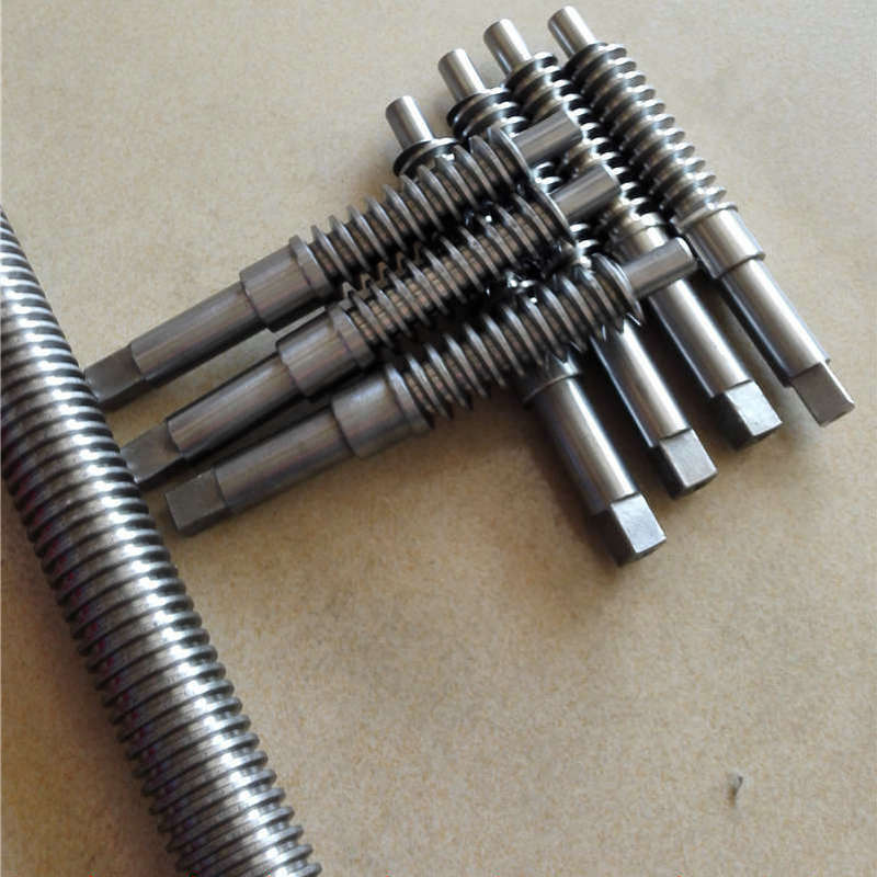 蜗轮金属传动蜗杆 小型齿轮单头升降蜗杆右旋反向蜗杆