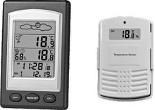ZW1268无线数显温湿度计 天气预报钟 气象站
