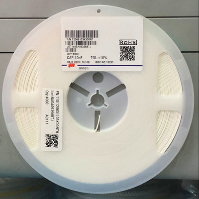 风华贴片电容1206 0.01uf 10% 50v x7r 1206b103k500nt供应