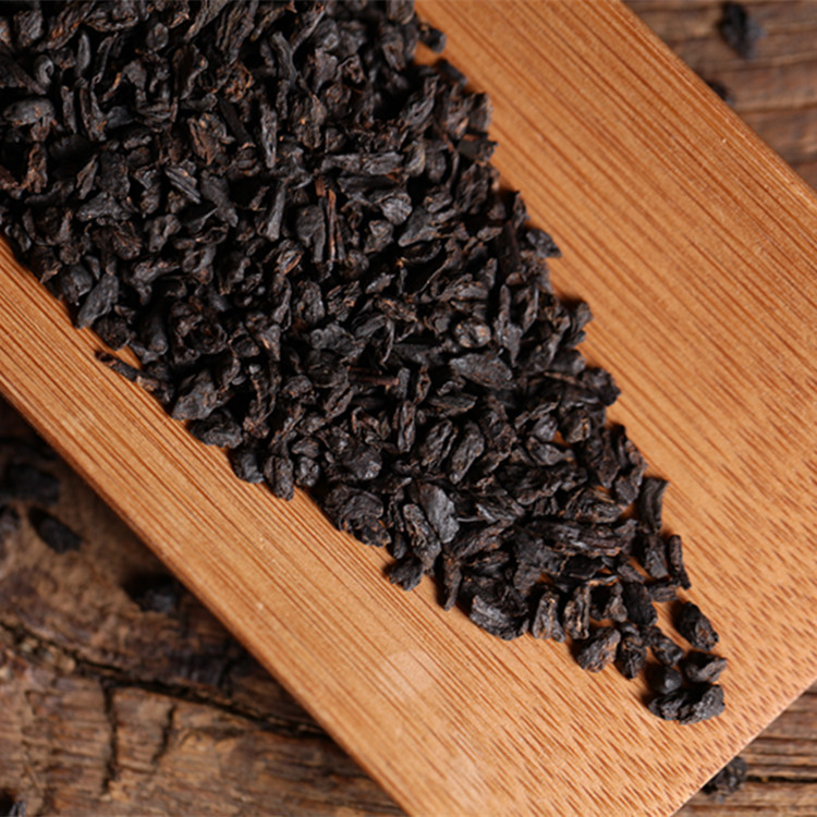 批发云南普洱茶2014年勐海糯香茶化石4号碎银子熟茶