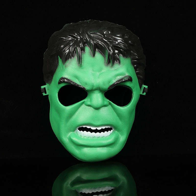 万圣节舞会派对用品绿巨人塑料面具复仇者联盟cosplay儿童面具